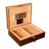 Brizard & Co Croco Pattern Airflow Humidor - Dark Brown -Cigar Store brizard co croco pattern tobacco airflow humidor 95