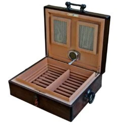 Brizard & Co Hacienda Airflow Solid Wood Humidor - Holds 75 Cigars 5 Brizard & Co Hacienda Airflow Solid Wood Humidor - Holds 75 Cigars -Cigar Store brizard co hacienda airflow humidor 170
