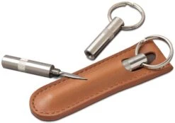 BrizardTrilogy Cigar Punch With Sunrise Tan Leather Pouch - Made In USA