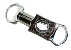 Brizard & Co. V Cutter With Pouch - Genuine Caiman Tobacco And Racing Orange -Cigar Store brizard co v cutter with pouch genuine caiman tobacco and racing orange 77