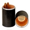 Brizard Cylinder Desktop Humidor Croco Pattern Black Leather - Made In The USA -Cigar Store brizard cylinder desktop humidor croco black leather made in the usa 53