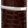 Brizard Triple Jet Croco Pattern Tobacco Lotus Torch Table Lighter -Cigar Store brizard triple jet croco tobacco lotus torch table lighter 42