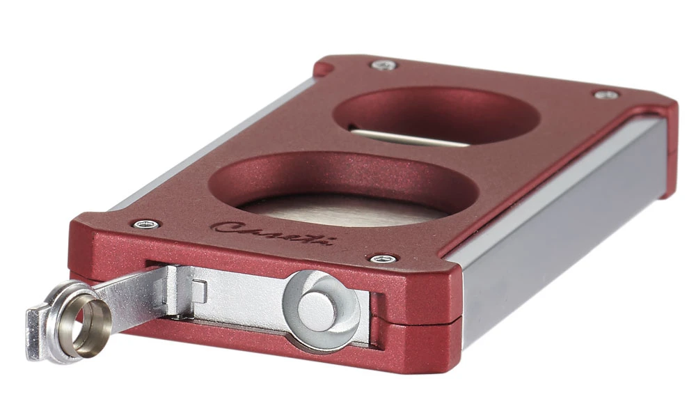 Caseti Trident Cigar Cutter 3-in-1 - Burgundy Caseti Trident Cigar Cutter 3-in-1 - Burgundy -Cigar Store cacu140bg 57