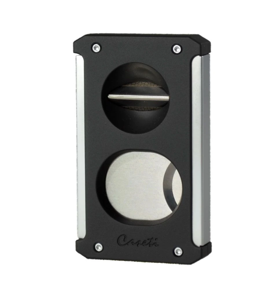 Caseti Trident Cigar Cutter 3-in-1 - Matte Black Caseti Trident Cigar Cutter 3-in-1 - Matte Black -Cigar Store cacu140bk 53