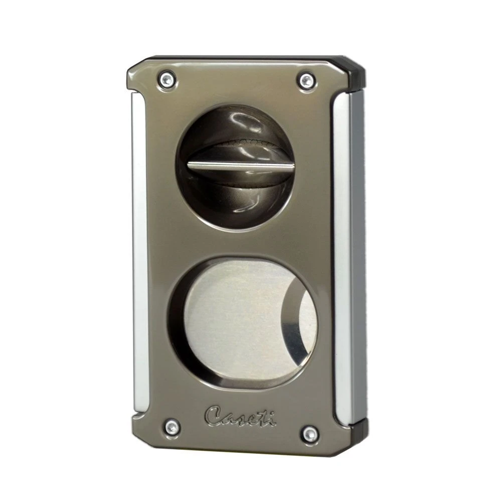 Caseti Trident Cigar Cutter 3-in-1 - Gunmetal Caseti Trident Cigar Cutter 3-in-1 - Gunmetal -Cigar Store cacu140gp 53