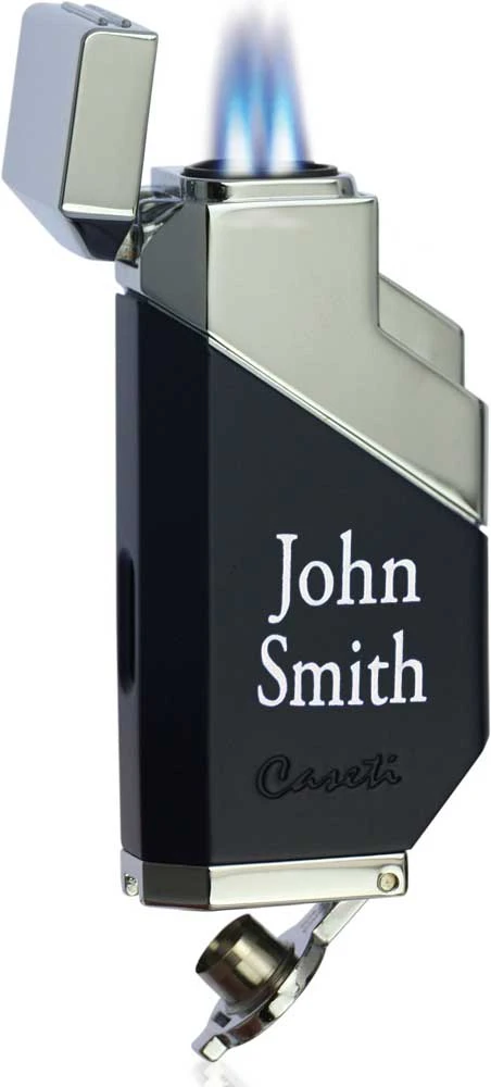 Caseti Cozmo Triple Flame Lighter - Matte Black Caseti Cozmo Triple Flame Lighter - Matte Black -Cigar Store caseti cozmo triple flame lighter matte black 79