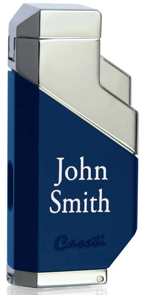 Caseti Cozmo Triple Flame LighterMatte Blue Caseti Cozmo Triple Flame LighterMatte Blue -Cigar Store caseti cozmo triple flame lighter matte blue 67