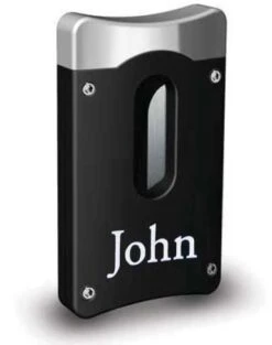 Caseti Wedge V Cigar Cutter - Black