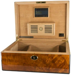 Daniel Marshall Burl Humidor - Holds 125 Cigars