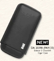 Dunhill Leather Sidecar 3-Churchill Cigar Case