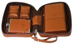 Havana Traveler Dakota Pack Tan Leather -Cigar Store havana traveler dakota pack tan leather 70