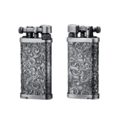 IM Corona Old Boy Arabesque Silver Pipe Lighter -Cigar Store im64 7525 53