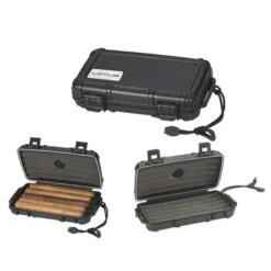 Lotus VC05 Travel Cigar Humidor - Holds 5 Cigars