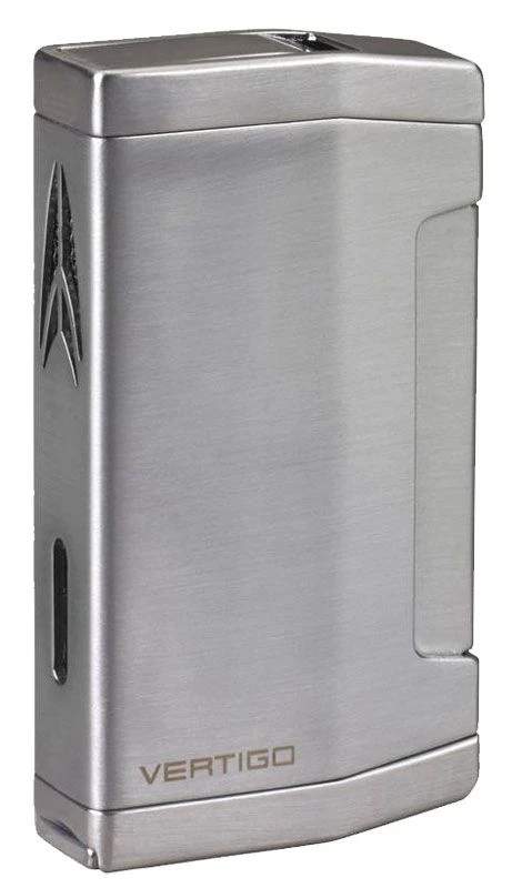 Lotus Vertigo Commissioner Dual Torch Flame Lighter - Brushed Chrome Lotus Vertigo Commissioner Dual Torch Flame Lighter - Brushed Chrome -Cigar Store lotus vertigo commissioner dual torch flame lighter brushed chrome 37