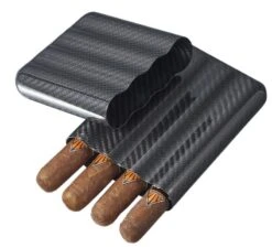 Night Four Cigar Carbon Fiber Cigar Case