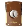 S.T. Dupont Brown And Gold Lighter And Cutter Combo Set -Cigar Store s t dupont brown and gold lighter and cutter combo set 12