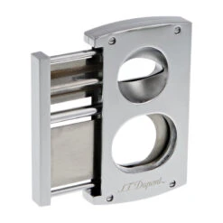 S.T. Dupont Chrome Double Blade And V-Cut Cigar Cutter