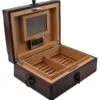 Small Hacienda Airflow Black Walnut Humidor - Holds 30-40 Cigars -Cigar Store small hacienda airflow black walnut humidor holds 30 40 cigars 85