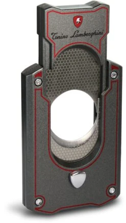 Tonino Lamborghini Le Mans Gray With Red Lines Cigar Cutter -Cigar Store tonino lamborghini le mans metallic gray with red lines cigar cutter 65
