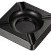 Visol Heavyweight Solid Meta Cigar Ashtray - Black Matte -Cigar Store vash409bk 60