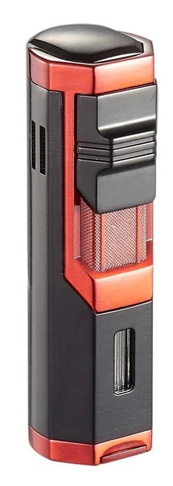 Visol Andes Triple Torch Cigar Lighter - Red and Black Visol Andes Triple Torch Cigar Lighter - Red And Black -Cigar Store visol andes triple torch cigar lighter red and black 95