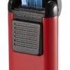 Visol Antero Triple Torch Lighter - Red 1 Visol Antero Triple Torch Lighter - Red -Cigar Store visol antero triple torch lighter red 69