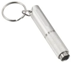 Visol Baton Cigar Punch With Keyring - Silver