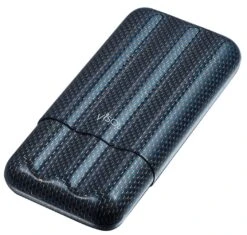 Visol Blue Kevlar And Carbon Fiber Cigar Case - 3 Fingers