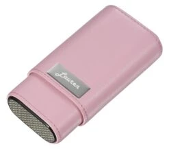 Visol Burgos Pink Leather Cigar Case - Holds 3 Cigars -Cigar Store visol burgos pink leather cigar case holds 3 cigars 70