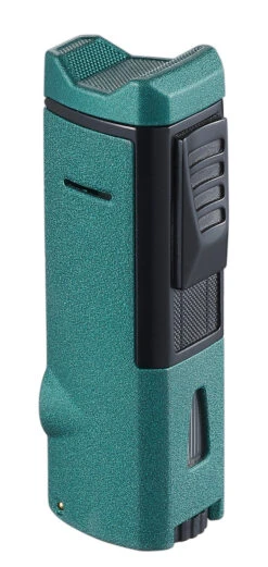 Visol Colonel Triple Flame Torch Lighter - Green -Cigar Store visol colonel triple flame torch lighter green 83