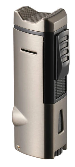 Visol Colonel Triple Flame Torch Lighter - Gunmetal
