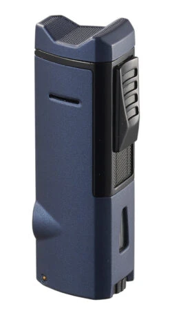 Visol Colonel Triple Flame Torch Lighter - Indigo Blue