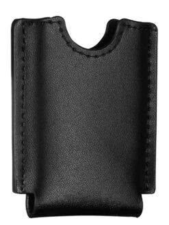 Visol Dean Black Felt With Leather Exterior Stitched Cigar Cutter