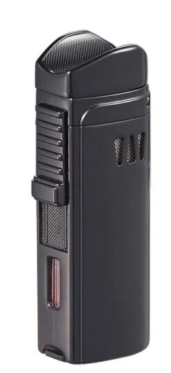 Visol Denali Triple Torch Cigar Lighter - Black 6 Visol Denali Triple Torch Cigar Lighter - Black -Cigar Store visol denali triple torch cigar lighter black 93