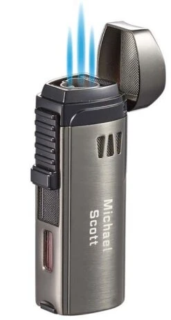 Visol Denali Triple Torch Cigar Lighter - Gun 4 Visol Denali Triple Torch Cigar Lighter - Gun -Cigar Store visol denali triple torch cigar lighter gun 75
