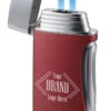 Visol DuoMatt Burgundy Double Flame Cigar Lighter 2 Visol DuoMatt Burgundy Double Flame Cigar Lighter -Cigar Store visol duomatt burgundy double flame cigar lighter 49