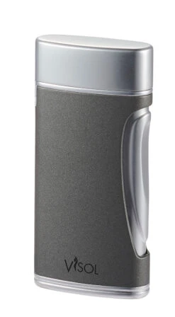 Cigar Store 21 Cigar Store -Cigar Store visol duomatt gray double flame cigar lighter 43