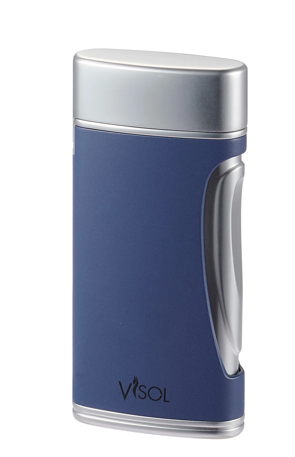 Visol DuoMatt Navy Blue Double Flame Cigar Lighter Visol DuoMatt Navy Blue Double Flame Cigar Lighter -Cigar Store visol duomatt navy blue double flame cigar lighter 43