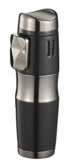 Visol Epic Triple Flame Black Cigar Lighter