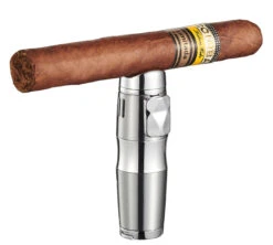 Visol Epic Triple Flame Silver Cigar Lighter -Cigar Store visol epic triple flame chrome cigar lighter 79