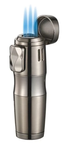 Visol Epic Triple Flame Gunmetal Cigar Lighter -Cigar Store visol epic triple flame gunmetal cigar lighter 77