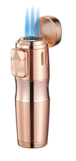 Visol Epic Triple Flame Rose Gold Cigar Lighter -Cigar Store visol epic triple flame rose gold cigar lighter 81