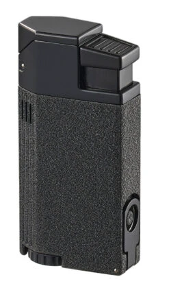 Visol Evans Triple Flame Torch Lighter - Black Crackle 4 Visol Evans Triple Flame Torch Lighter - Black Crackle -Cigar Store visol evans triple flame torch lighter matte black 72