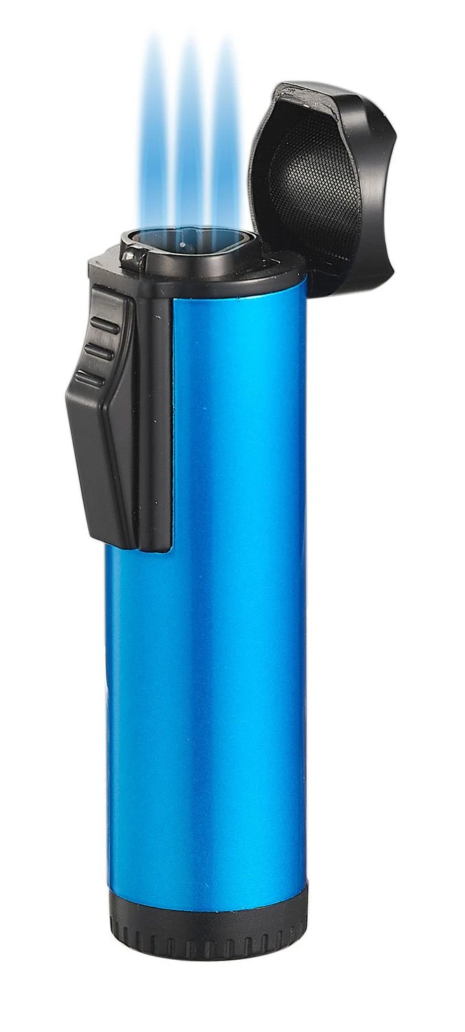 Visol Hades Blue Lacquer Triple Torch Cigar Lighter Visol Hades Blue Lacquer Triple Torch Cigar Lighter -Cigar Store visol hades blue lacquer triple torch cigar lighter 53