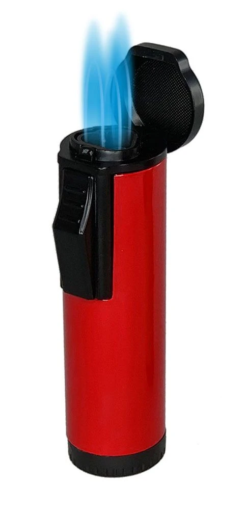 Visol Hades Red Lacquer Triple Torch Cigar Lighter Visol Hades Red Lacquer Triple Torch Cigar Lighter -Cigar Store visol hades red lacquer triple torch cigar lighter 33