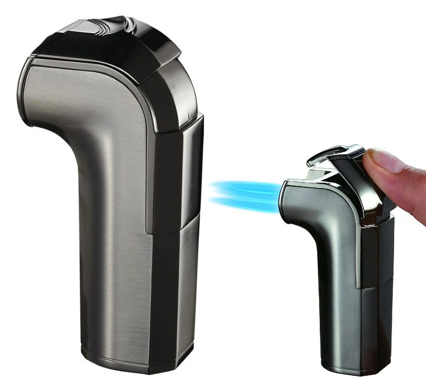Visol Handle Triple Jet Flame Satin Gunmetal Cigar Lighter Visol Handle Triple Jet Flame Satin Gunmetal Cigar Lighter -Cigar Store visol handle triple jet flame satin gunmetal cigar lighter 149
