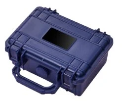 Visol Rider Hard Indigo Blue Plastic Travel Humidor - 15 Cigars -Cigar Store visol indigo blue rider hard plastic travel humidor 15 cigars 51