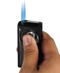 Visol Infinity Double Torch Carbon Fiber Black Cigar Lighter 5 Visol Infinity Double Torch Carbon Fiber Black Cigar Lighter -Cigar Store visol infinity double torch carbon fiber black cigar lighter 53