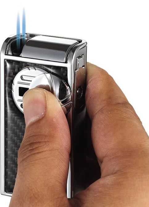 Visol Infinity Double Torch Carbon Fiber Chrome Cigar Lighter Visol Infinity Double Torch Carbon Fiber Chrome Cigar Lighter -Cigar Store visol infinity double torch carbon fiber chrome cigar lighter 41