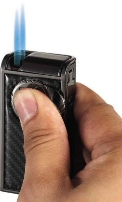 Visol Infinity Double Torch Carbon Fiber Gunmetal Cigar Lighter 4 Visol Infinity Double Torch Carbon Fiber Gunmetal Cigar Lighter -Cigar Store visol infinity double torch carbon fiber gunmetal cigar lighter 48